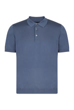 Load image into Gallery viewer, Knitted cotton polo shirt
