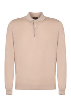 Load image into Gallery viewer, Long sleeve cotton polo shirt

