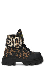 Load image into Gallery viewer, Leopard Print Ankle Boot with Sturdy Sole
