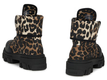 Load image into Gallery viewer, Leopard Print Ankle Boot with Sturdy Sole
