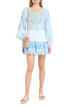 Load image into Gallery viewer, Chelie embroidered cotton mini dress
