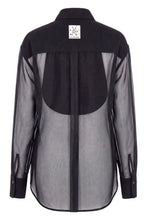 Load image into Gallery viewer, Silk shirt with transparent details

