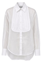 Load image into Gallery viewer, Shirt with pleated collar

