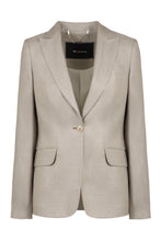 Load image into Gallery viewer, Double-breasted wool and silk jacket
