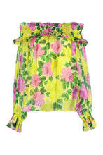 Load image into Gallery viewer, Ruffled crêpe blouse
