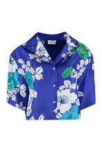 Load image into Gallery viewer, Floral print silk shirt
