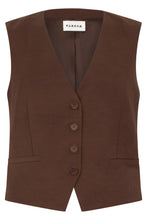 Load image into Gallery viewer, Vest in mixed viscose and linen
