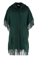 Load image into Gallery viewer, Leak hooded wool coat
