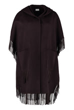 Load image into Gallery viewer, Leak wool cape
