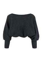 Load image into Gallery viewer, Lapis ribbed sweater
