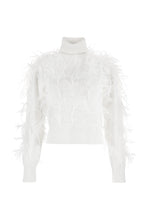 Load image into Gallery viewer, Lucy ostrich feathers sweater

