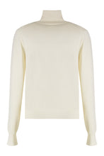 Load image into Gallery viewer, Lime wool and cachemire turtleneck pullover
