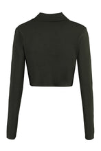 Load image into Gallery viewer, Ribbed knit crop top
