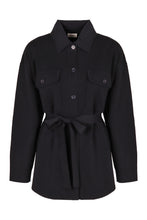 Load image into Gallery viewer, Knit shirt with belt
