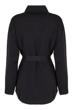 Load image into Gallery viewer, Knit shirt with belt
