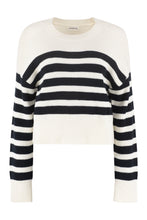 Load image into Gallery viewer, Laura striped crew-neck pullover
