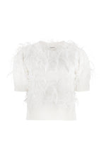 Load image into Gallery viewer, Lucy Ostrich feathers sweater
