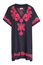 Load image into Gallery viewer, Embroidered silk dress
