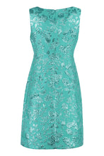 Load image into Gallery viewer, Lamé jacquard mini dress
