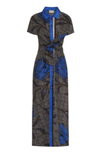 Load image into Gallery viewer, Printed silk shirtdress

