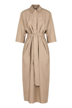 Load image into Gallery viewer, Belted cotton dress
