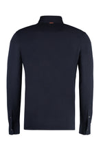 Load image into Gallery viewer, Long sleeve cotton-piqué polo shirt

