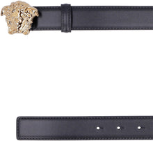 Load image into Gallery viewer, Leather belt with metal buckle

