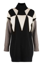 Load image into Gallery viewer, Denaro knitted turtleneck dress
