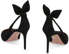 Load image into Gallery viewer, Deneuve suede ponty-toe pumps
