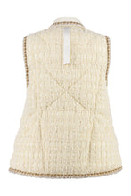 Load image into Gallery viewer, Sleeveless wool blend down jacket
