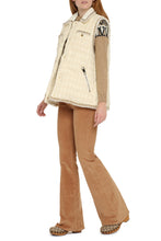 Load image into Gallery viewer, Sleeveless wool blend down jacket
