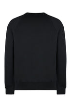 Load image into Gallery viewer, Cotton crew-neck sweatshirt with logo
