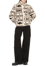 Load image into Gallery viewer, Hays stand-up collar fleece sweatshirt
