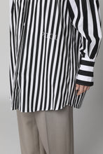 Load image into Gallery viewer, Striped cotton shirtdress
