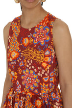 Load image into Gallery viewer, Printed poplin maxi dress
