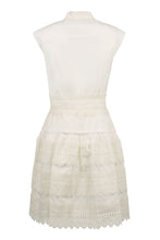 Load image into Gallery viewer, Lace inserts cotton dress
