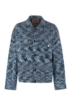 Load image into Gallery viewer, Chevron motif knitted jacket
