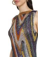 Load image into Gallery viewer, Knitted lurex maxi-dress
