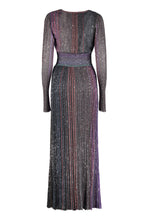 Load image into Gallery viewer, Knitted lurex maxi-dress
