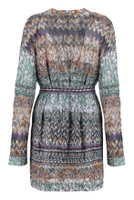 Load image into Gallery viewer, Chevron motif cardigan
