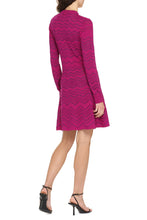 Load image into Gallery viewer, Chevron-motif knitted dress
