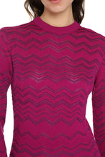 Load image into Gallery viewer, Chevron-motif knitted dress

