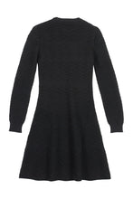 Load image into Gallery viewer, Geometric jacquard wool dress
