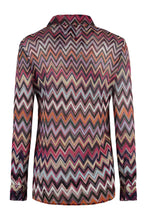 Load image into Gallery viewer, Knitted viscosa-blend shirt
