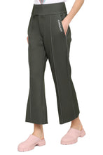 Load image into Gallery viewer, Stretch boot-cut trousers
