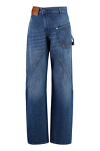 Load image into Gallery viewer, Wide-leg jeans
