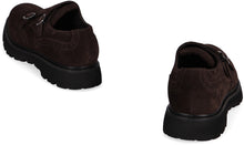 Load image into Gallery viewer, Suede monk-strap shoes
