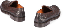 Load image into Gallery viewer, Straw Leather loafers

