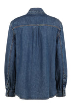 Load image into Gallery viewer, The Secretary denim blouse
