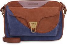 Load image into Gallery viewer, Beat Patch Suede crossbody bag
